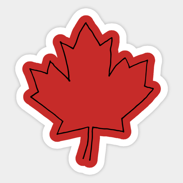 One line Canada Sticker by COLeRIC